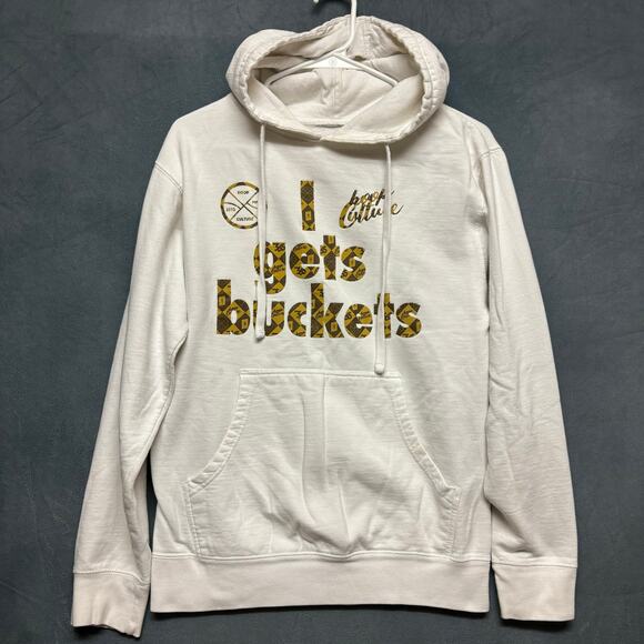 Hoops Culture I Get Buckets Hoodie Mens Small Basketball Sweatshirt Jumper Comfy - Picture 3 of 11